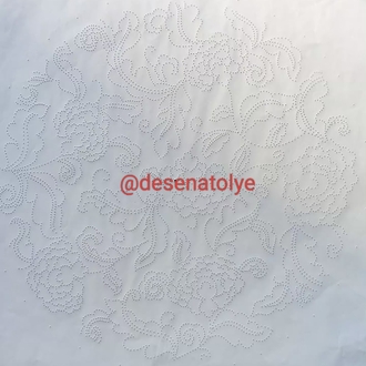 Modern çini deseni