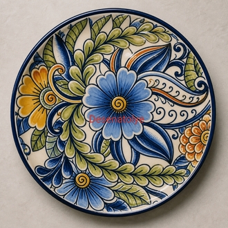 Modern çini desen