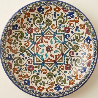 Modern çini şablon