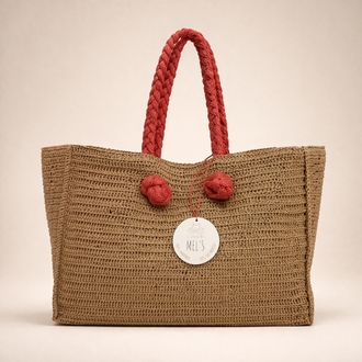Mel's Naturel Chic Bag / Red