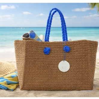 Mel's Naturel Chic Bag / Sax