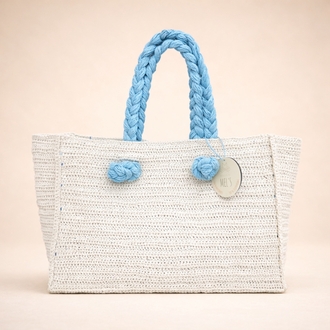 Mel's Natural Chic Bag / White