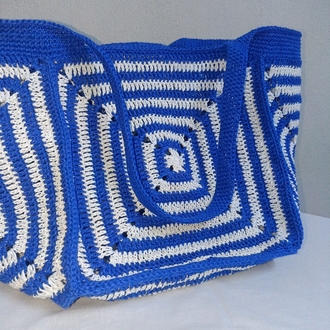 Blue Beach Bag