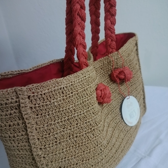 Mel's Naturel Chic Bag / Red