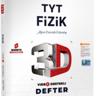 3D YAYINLARI TYT FİZİK VİDEO DESTEKLİ DEFTER