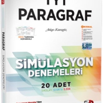 3D YAYINLARI TYT PARAGRAF SİMÜLASYON DENEMESİ GÜNCEL BASKI