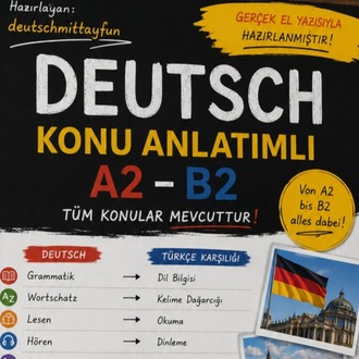 Deutsch A2-B2 Konu anlatimli