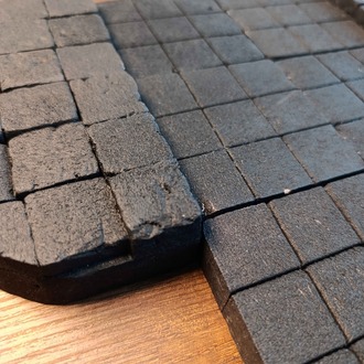 Siyah Nekrotik Dungeon Zemin Tile Set