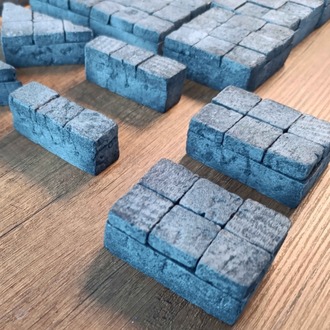 Gri Taş Orjinal Dungeon Zemin Tile Set