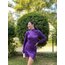 H&M kadife anvelop kesim drape elbise
