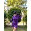 H&M kadife anvelop kesim drape elbise
