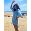 Bershka drape çiçekli elbise