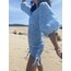 Bershka drape çiçekli elbise