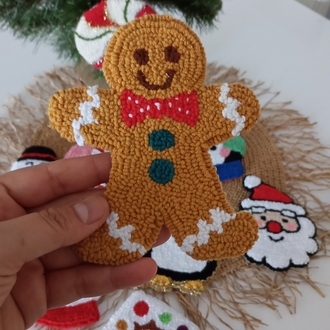 Punch Needle Christmas Coaster ✨