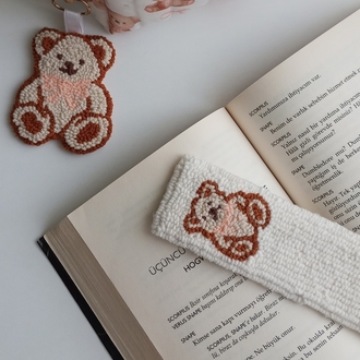 kapitone kalemlik ve punch kitap ayracı