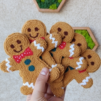 Punch Needle Christmas Coaster ✨