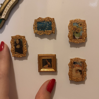 Magnet Kişiye Özel Fotoğraflı Minyatür Çerçeveli