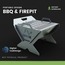 Collapsible Barbecue & Fire Pit Design, DXF files for laser cutting