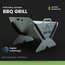 Collapsible Barbecue & Fire Pit Design, DXF files for laser cutting