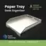 Metal Paper Tray, Document Organizer , Dxf File For Laser Metal Cutting