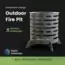 Outdoor Fire Pit, Dxf File For Laser Cutting, Fire Pit Dxf Files