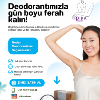 Dika Naturel Krem Deodorant Pudra 50 ml