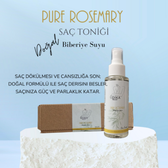 Dika Naturel Pure Rosemary %100 Doğal Saf Biberiye Suyu Saç Toniği 100 ml