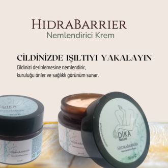 Dika Naturel Hidra Barrier Yoğun Nemlendirici Krem Doğal Içerikli Genel Kullanım 50 ml