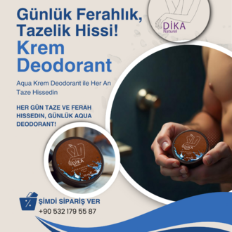 Dika Naturel Krem Deodorant Aqua 50 ml