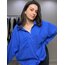İndigo Oversize Gömlek