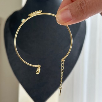 Vip 14K Esnek Lidya Güneşi Bileklik