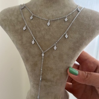 Özel Seri 14K İkili Kolye (Gold-Silver)
