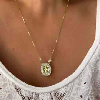 Vip 14K Pullu Çift Zincirli Kolye Set