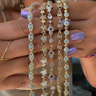 Vip 14K Bileklik ve Şahmeran Set