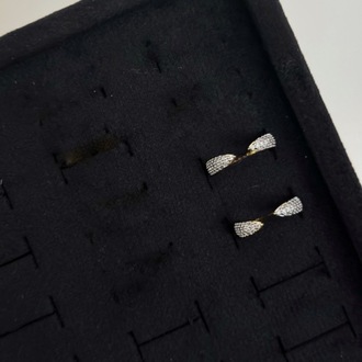 Vip 14K Üstten Ayarlı Zirkon Taşlı Eklem Yüzüğü