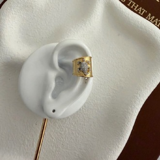 Marka Model Vip 14K Plaka Tortoise Kıkırdak Küpe