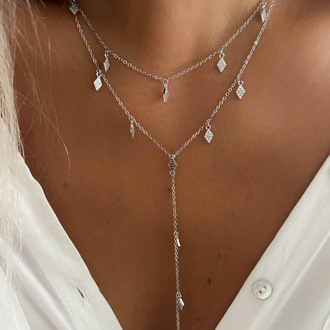 Özel Seri 14K İkili Kolye (Gold-Silver)