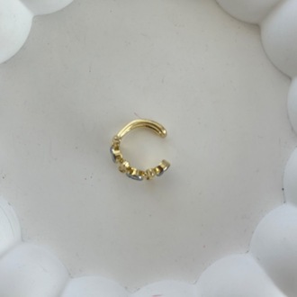 Vip 14K Zirkon Taşlı Kıkırdak Küpe