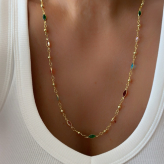 Vip 14K Puz Detaylı Kolye Set