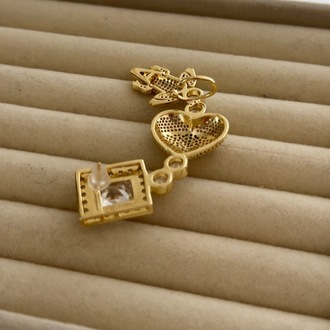Vip 14K Tasarım Kıkırdak Küpe