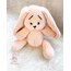 Kadife iple örülmüş Amigurumi Tavşan