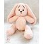 Kadife iple örülmüş Amigurumi Tavşan