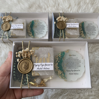 Mini Kuranı Kerim Magnet ve Tesbih seti