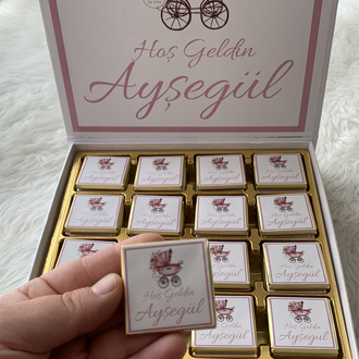 48 adet madlen çikolata
