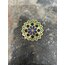 Pirinç selçuklu kolye ucu mozaik rozet broş