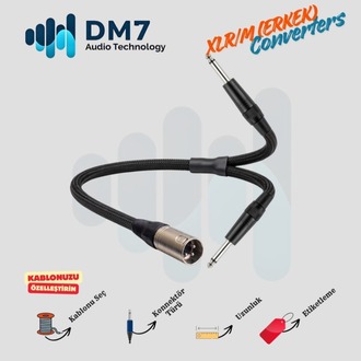 XLR/M (Erkek) Dönüştürücü Y-Kablo