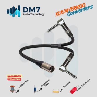 XLR/M (Erkek) Dönüştürücü Y-Kablo