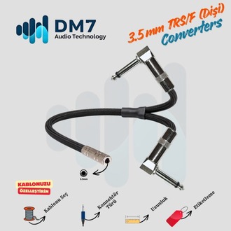3.5mm TRS/F (Dişi) Dönüştürücü Y-Kablo