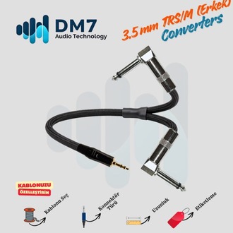 3.5mm TRS/M (Erkek) Dönüştürücü Y-Kablo