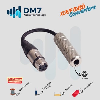 XLR/F (Dişi) Dönüştürücüler